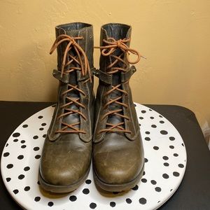 Teva De La Vina Lace boots - dark olive green